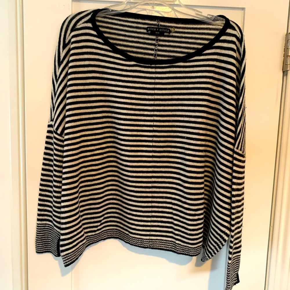 Alice & Olivia sweater, perfect for the season!
